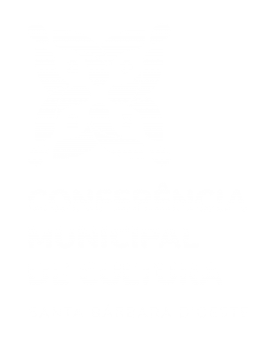 Logotipo Conferência Municipal de Cultura_Vertical Branco cópia